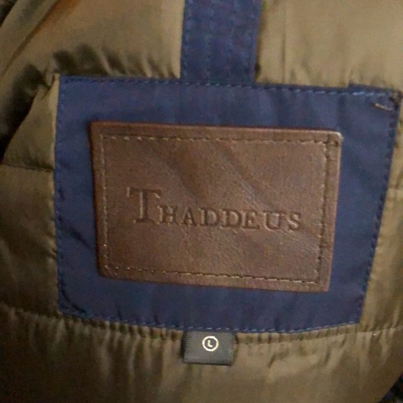 Thaddeus NWT Leather Trimmed Jacket - Picture 4 of 4
